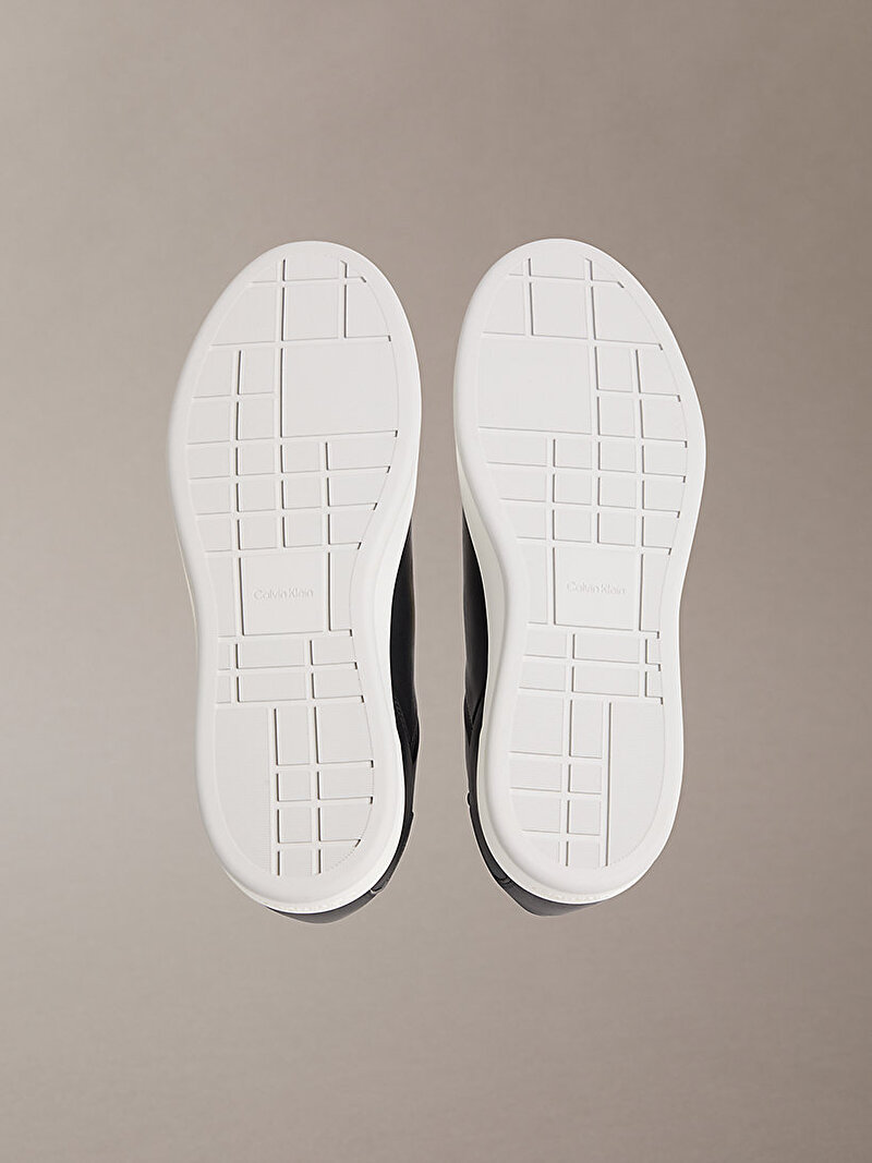Calvin Klein Siyah Renkli Erkek Basket Cupsole Oxford Sneaker