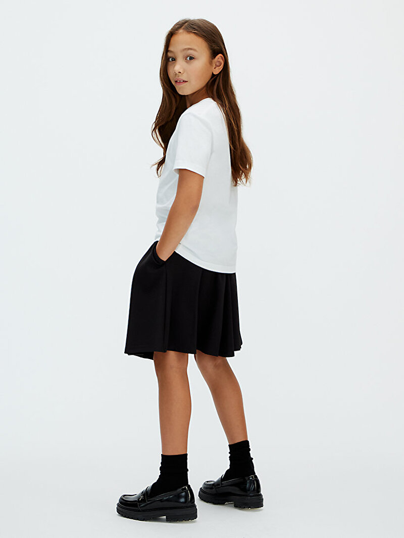 Calvin Klein Beyaz Renkli Çocuk Unisex Logo T-shirt