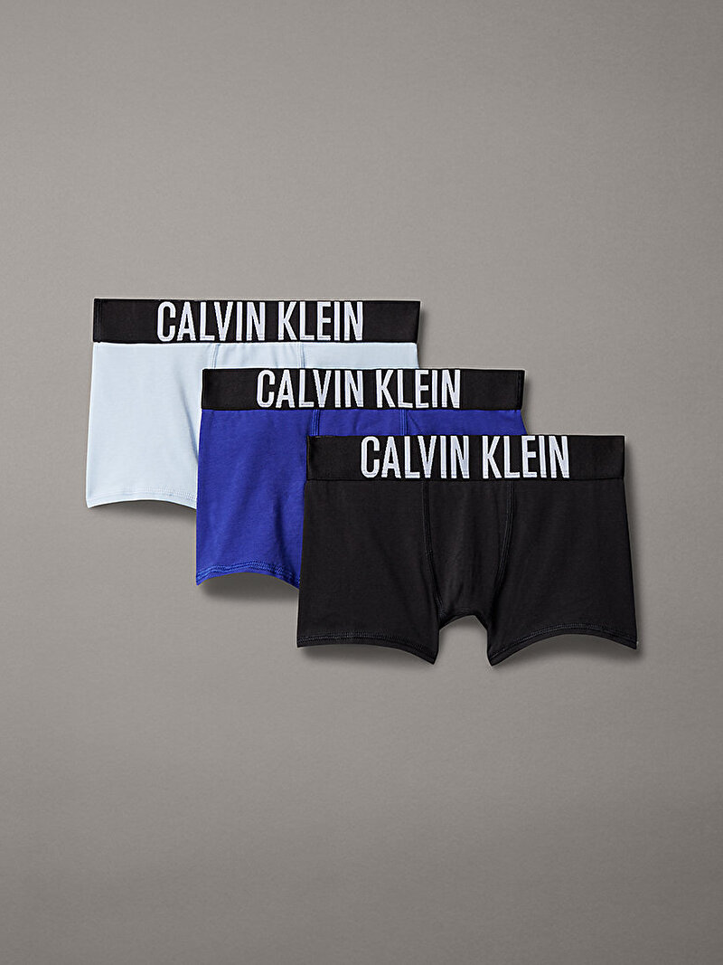 Calvin Klein Çok renkli Renkli Erkek Çocuk 3'lü Paket Trunk Boxer