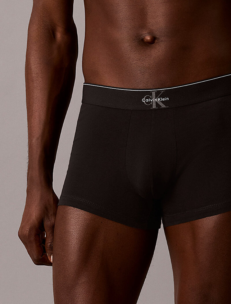 Calvin Klein Siyah Renkli Erkek 3'lü Paket Trunk Boxer