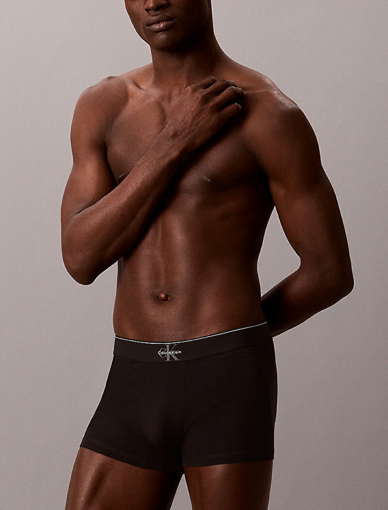 Calvin Klein Siyah Renkli Erkek 3'lü Paket Trunk Boxer