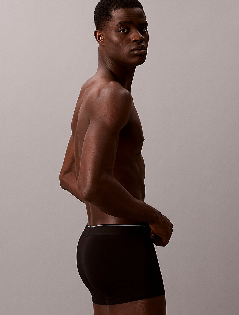 Calvin Klein Siyah Renkli Erkek 3'lü Paket Trunk Boxer