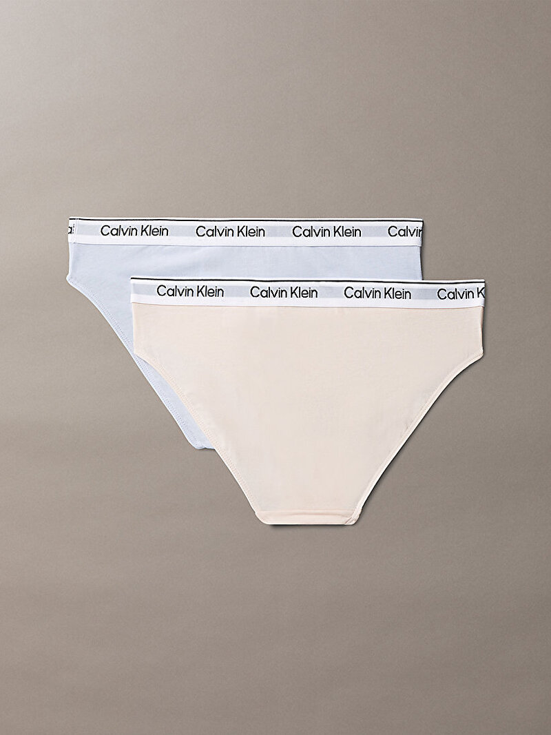 Calvin Klein Çok renkli Renkli Kız Çocuk 2'li Paket Trunk Boxer