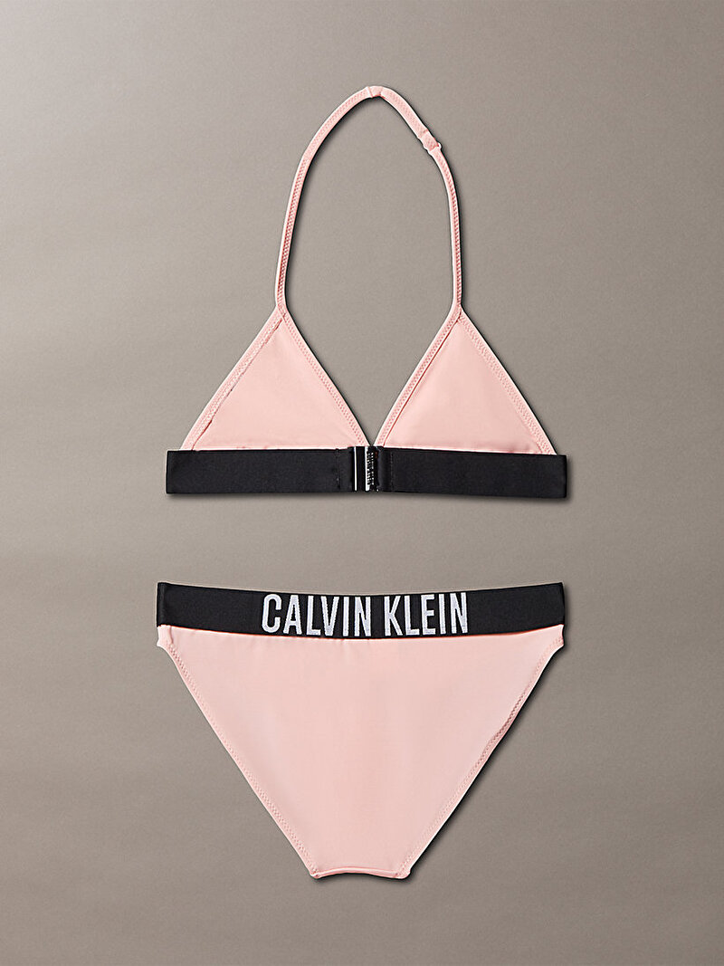 Calvin Klein Pembe Renkli Kız Çocuk Triangle Bikini Seti