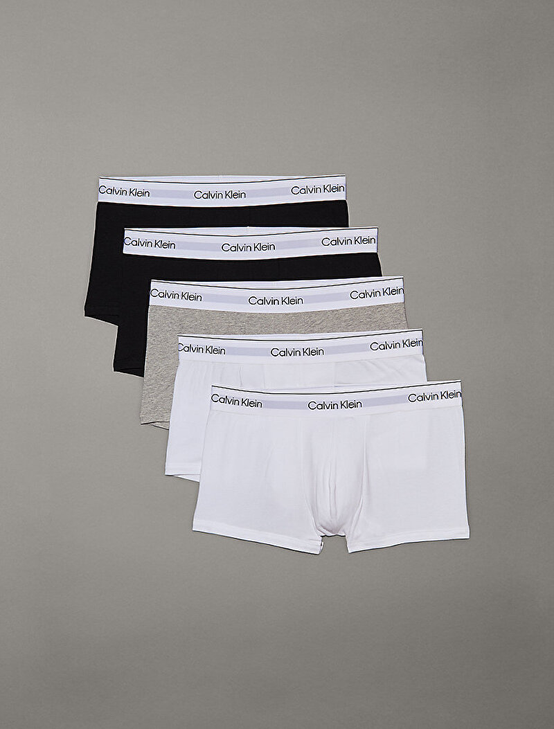 Calvin Klein Çok renkli Renkli Erkek 5'li Paket Low Rise Trunk Boxer