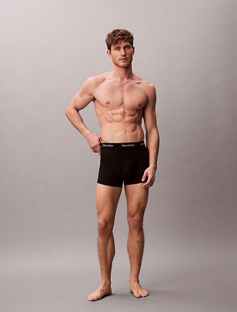 Calvin Klein Çok renkli Renkli Erkek 5'li Paket Relaxed Fit Trunk Boxer Seti