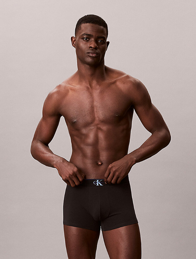 Calvin Klein Mavi Renkli Erkek 3'lü Paket Trunk Boxer Seti