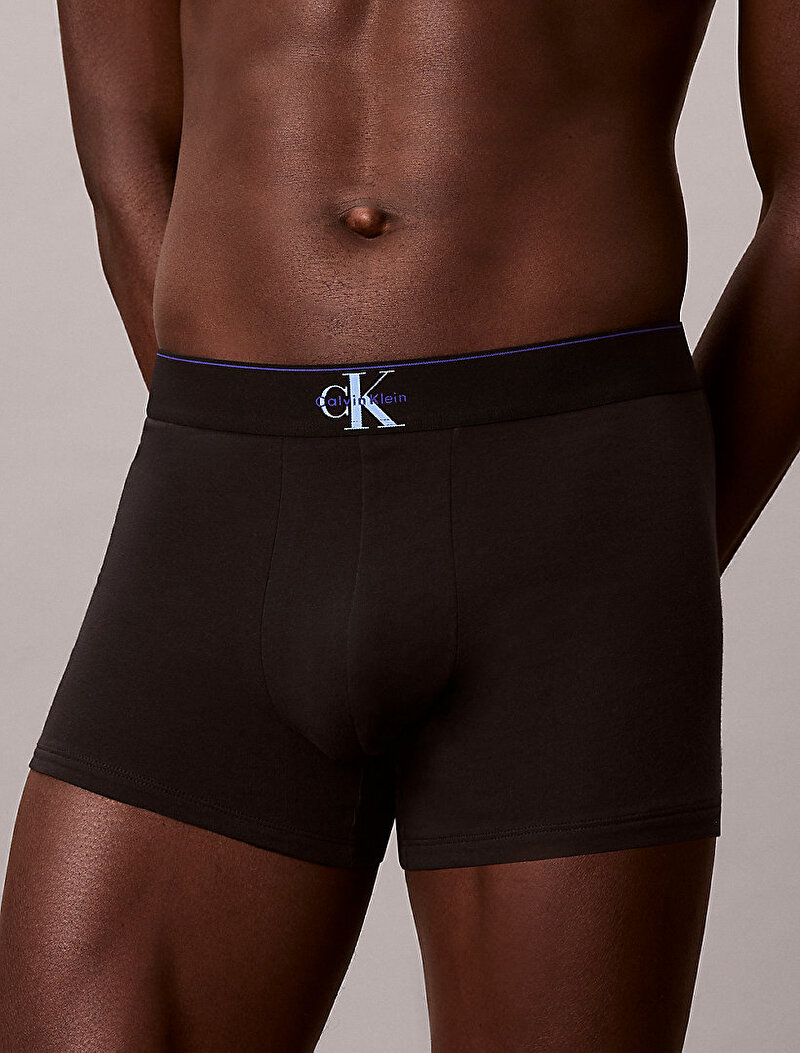 Calvin Klein Mavi Renkli Erkek 3'lü Paket Trunk Boxer Seti