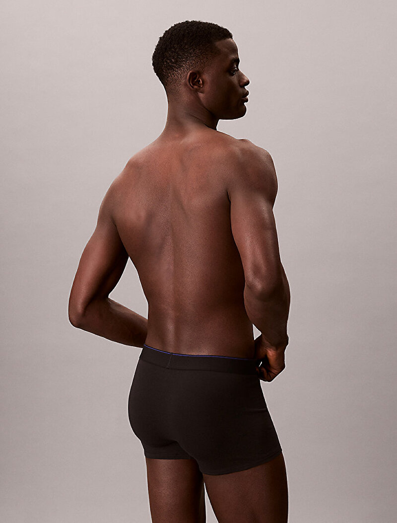 Calvin Klein Mavi Renkli Erkek 3'lü Paket Trunk Boxer Seti