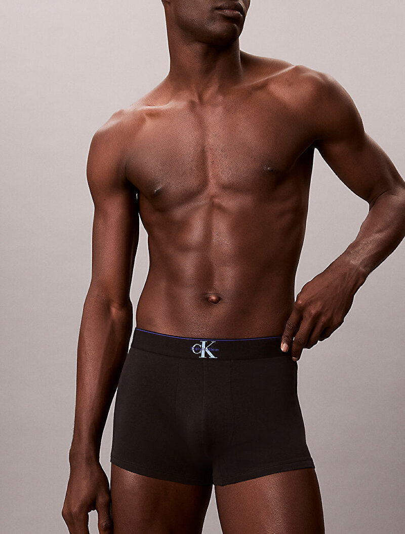 Calvin Klein Mavi Renkli Erkek 3'lü Paket Trunk Boxer Seti