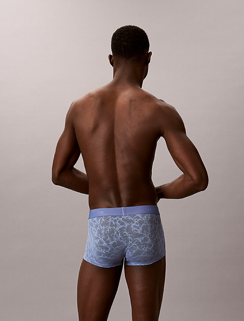 Calvin Klein Mavi Renkli Erkek Low Rise Trunk Boxer