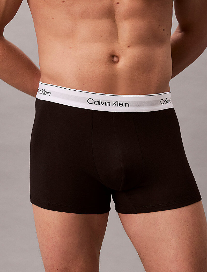 Calvin Klein Siyah Renkli Erkek 3'lü Paket Trunk Boxer