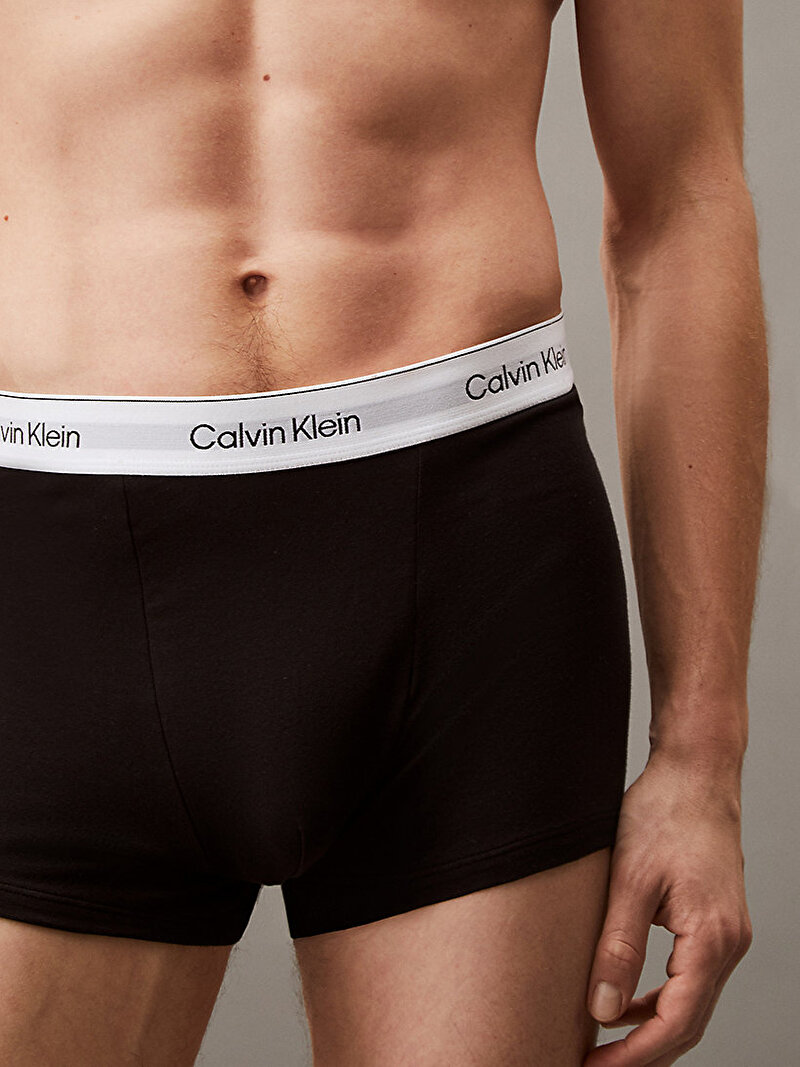 Calvin Klein Siyah Renkli Erkek 5'li Paket Relaxed Fit Trunk Boxer Seti