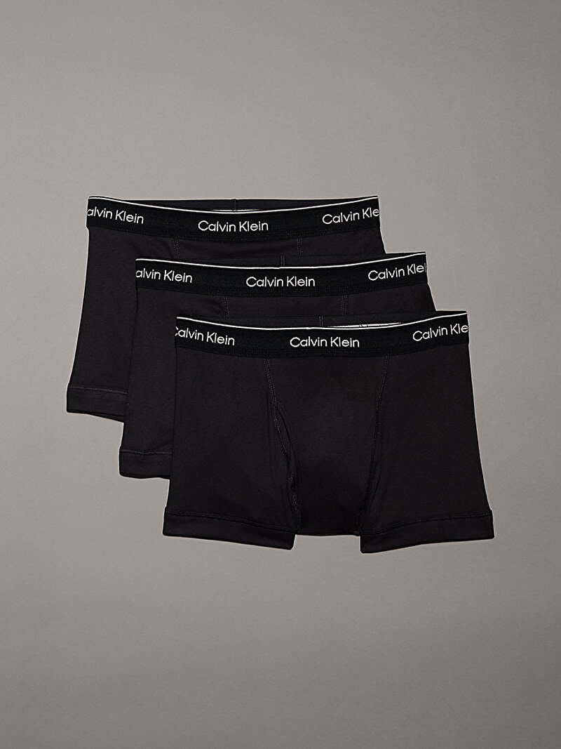 Calvin Klein Siyah Renkli Erkek 3'lü Paket Trunk Boxer