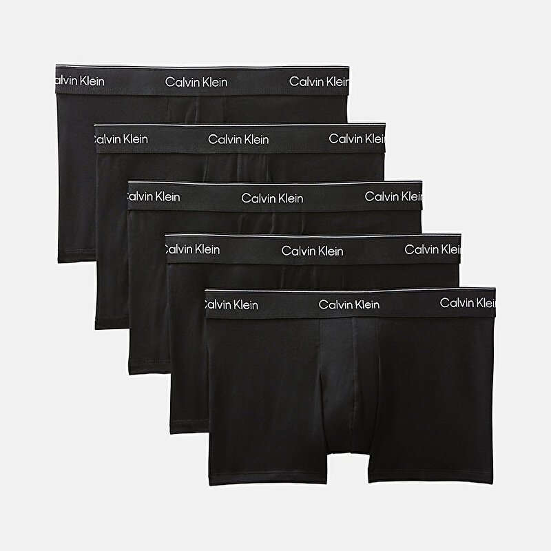 Calvin Klein Siyah Renkli Erkek 5'li Paket Trunk Boxer