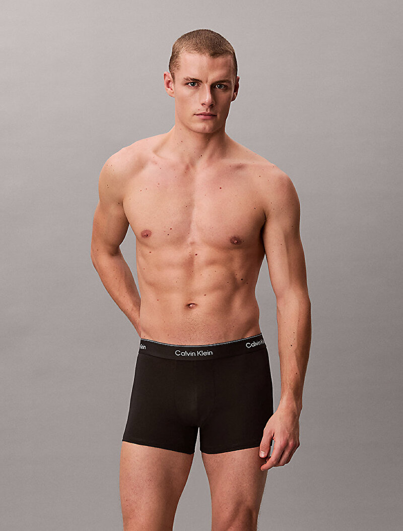 Calvin Klein Siyah Renkli Erkek 5'li Paket Trunk Boxer