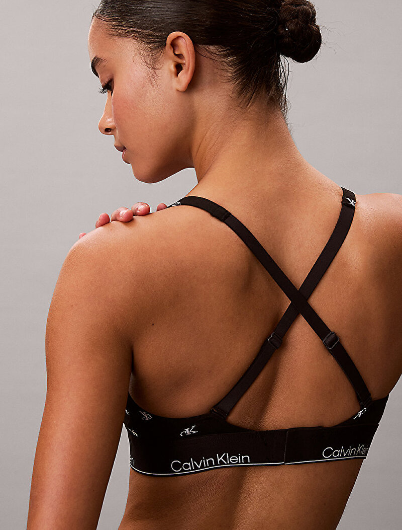 Calvin Klein Siyah Renkli Kadın Lightly Lined Bralet