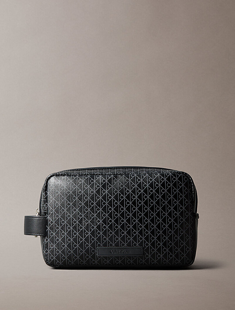 Erkek Emblem Coated Washbag