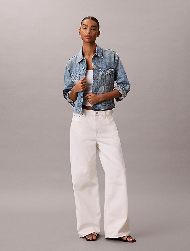 Kadın 90s Trucker Denim Ceket