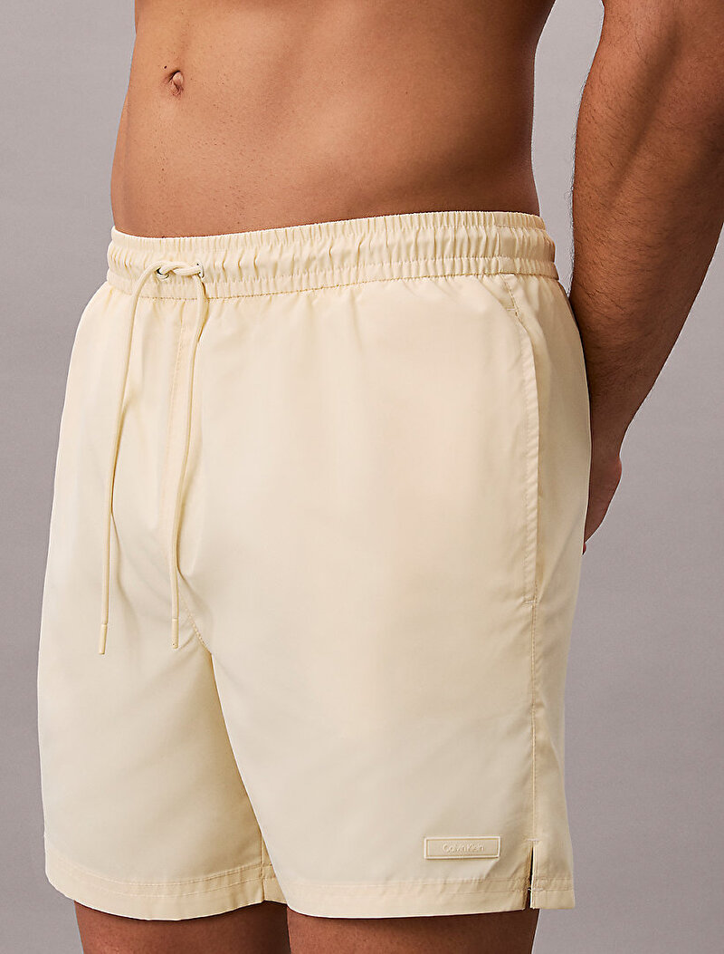 Calvin Klein Sarı Renkli Erkek Medium Drawstring Deniz Şortu