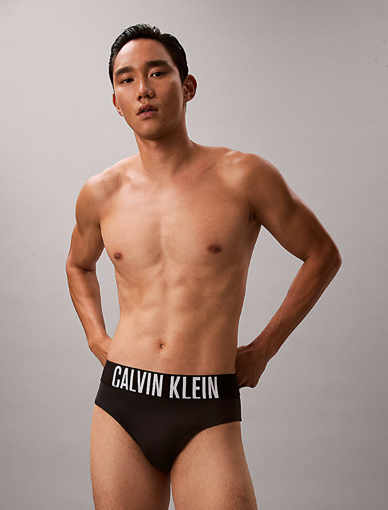 Calvin Klein Siyah Renkli Erkek Brief Mayo