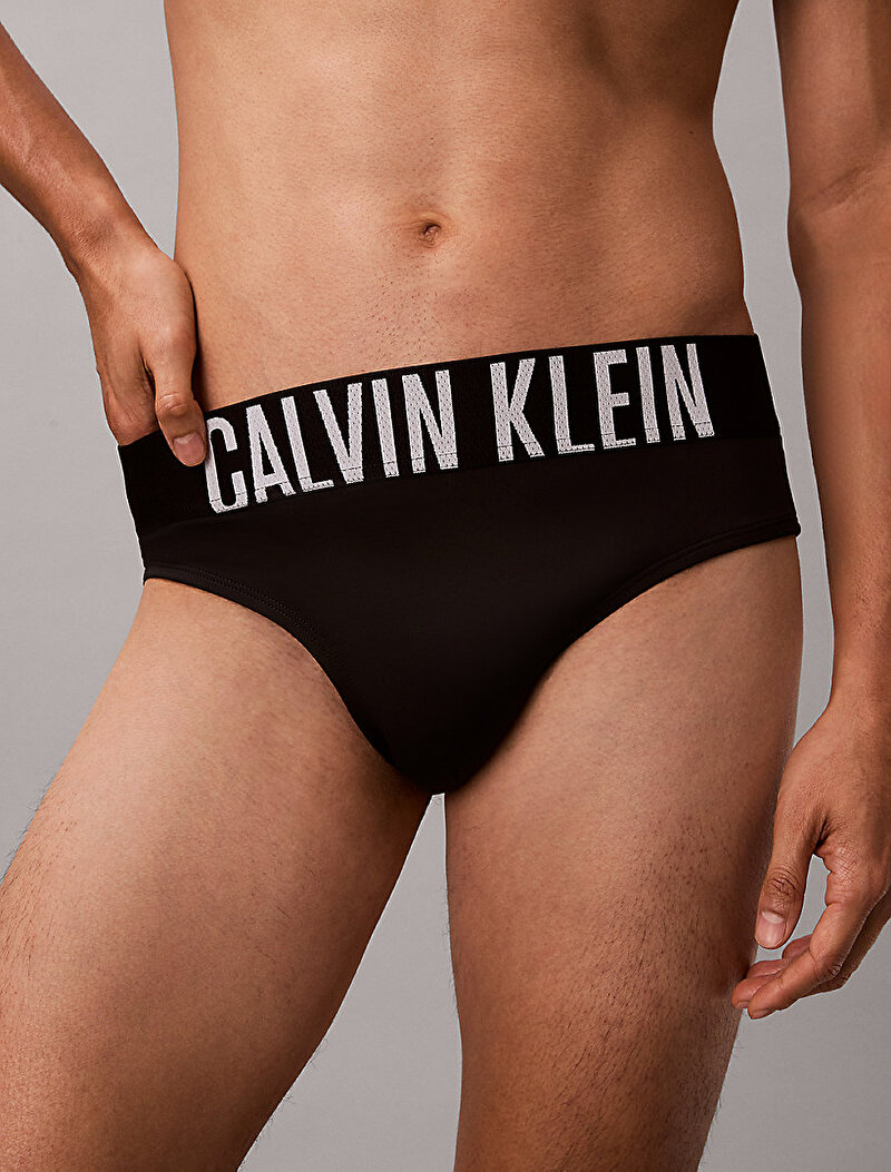 Calvin Klein Siyah Renkli Erkek Brief Mayo