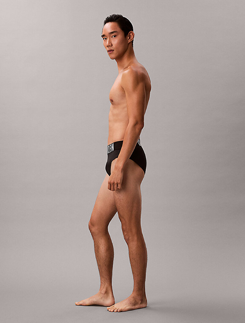 Calvin Klein Siyah Renkli Erkek Brief Mayo