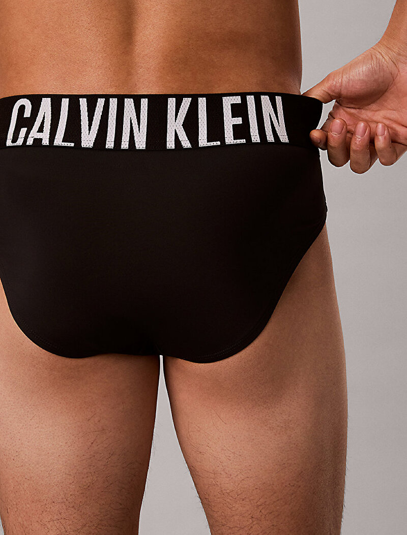 Calvin Klein Siyah Renkli Erkek Brief Mayo