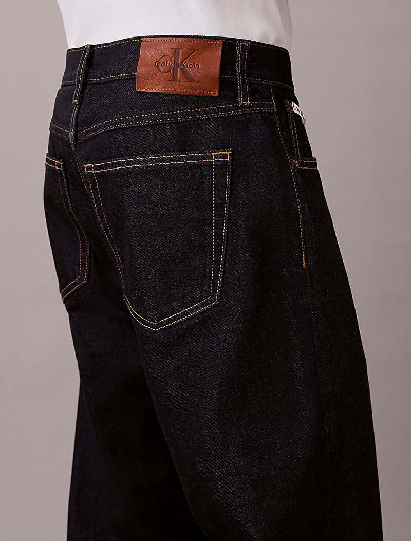 Calvin Klein Lacivert Renkli Erkek 90s Straight CK Classic Jean Pantolon