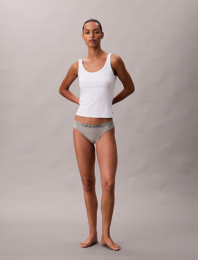 Calvin Klein Gri Renkli Kadın Bikini Külot