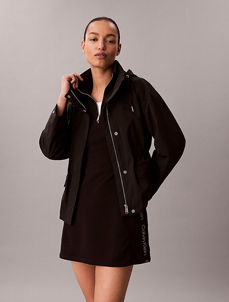 Calvin Klein Siyah Renkli Kadın Short Transitional Ceket