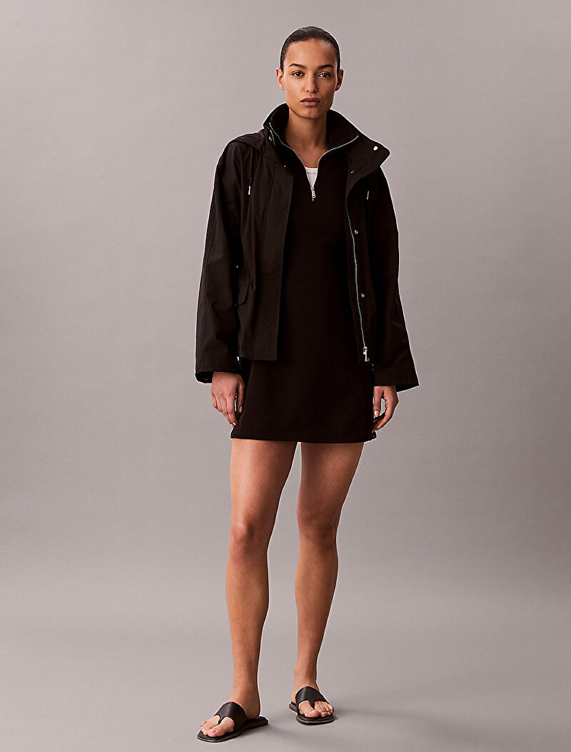 Calvin Klein Siyah Renkli Kadın Short Transitional Ceket