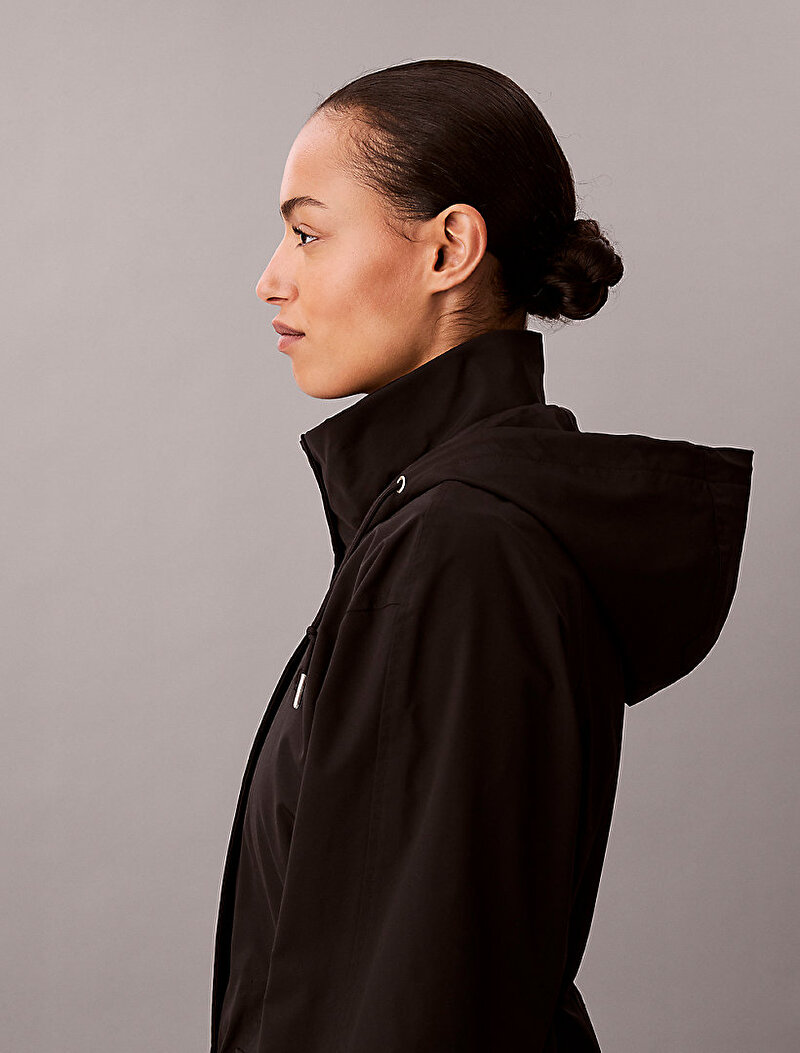 Calvin Klein Siyah Renkli Kadın Short Transitional Ceket