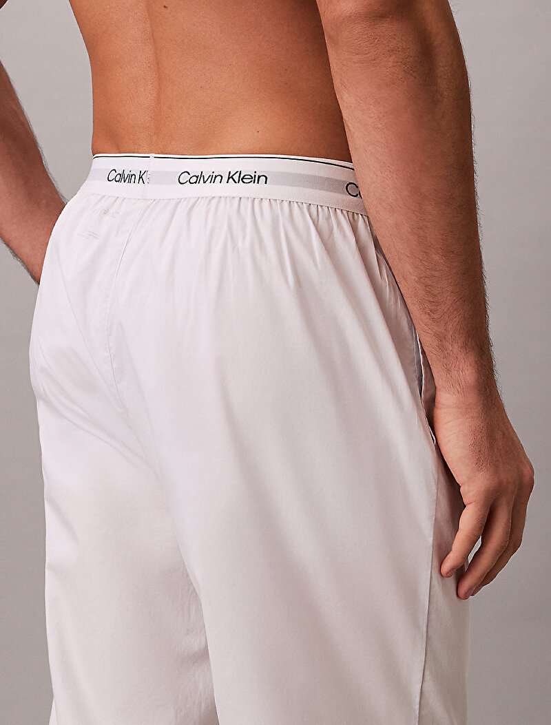 Calvin Klein Beyaz Renkli Erkek Pijama Altı