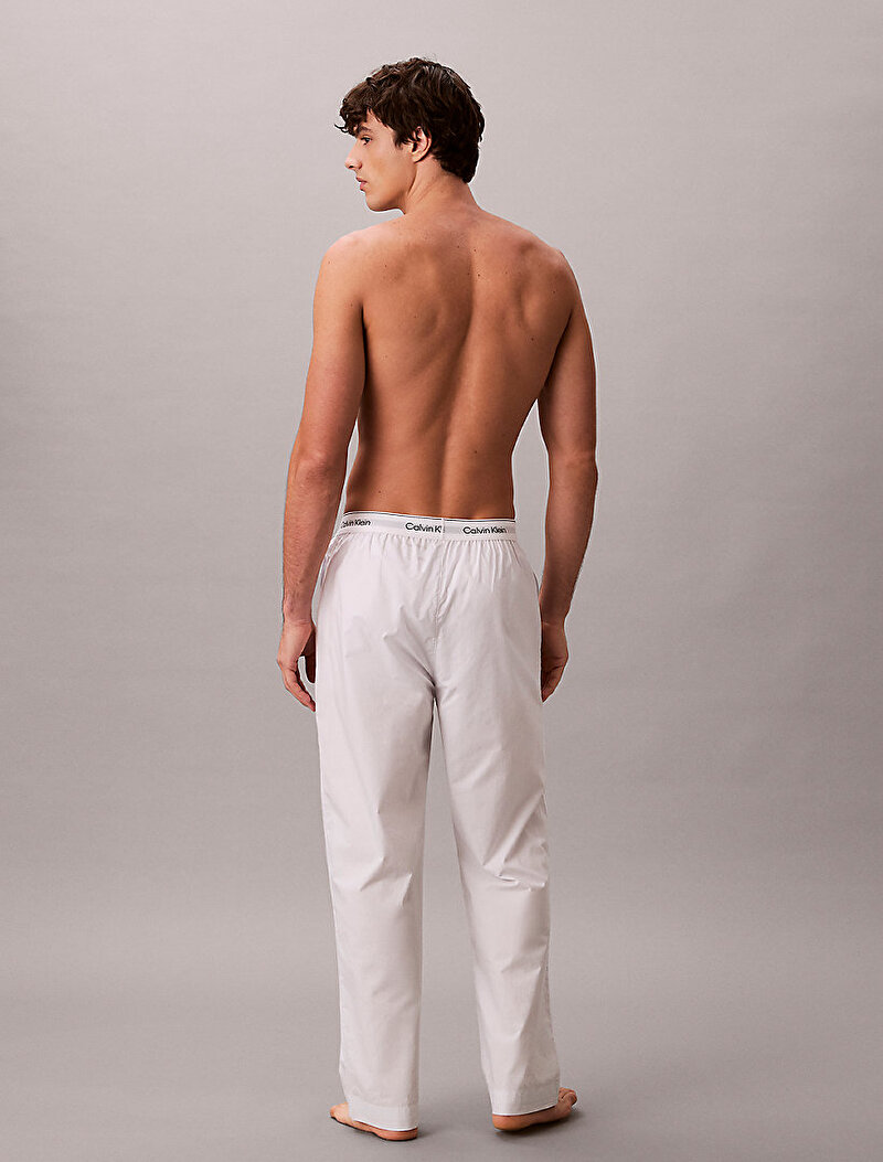 Calvin Klein Beyaz Renkli Erkek Pijama Altı