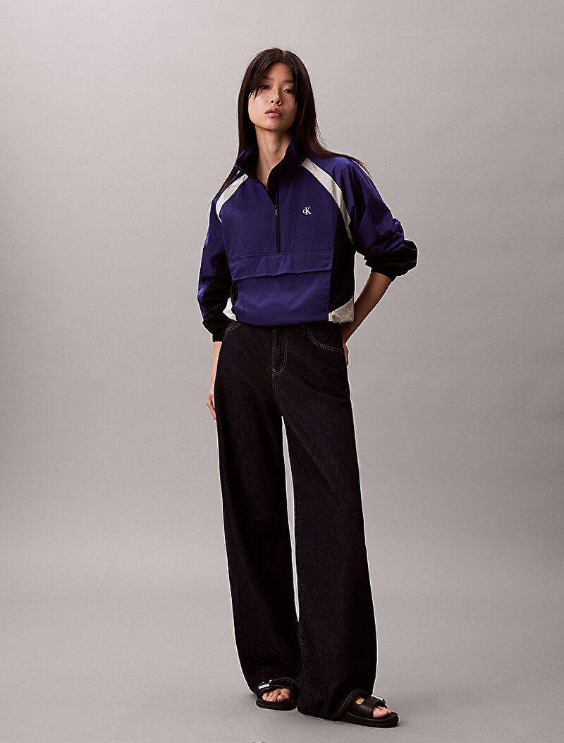 Kadın Short Coloblock Rüzgarlık Ceket