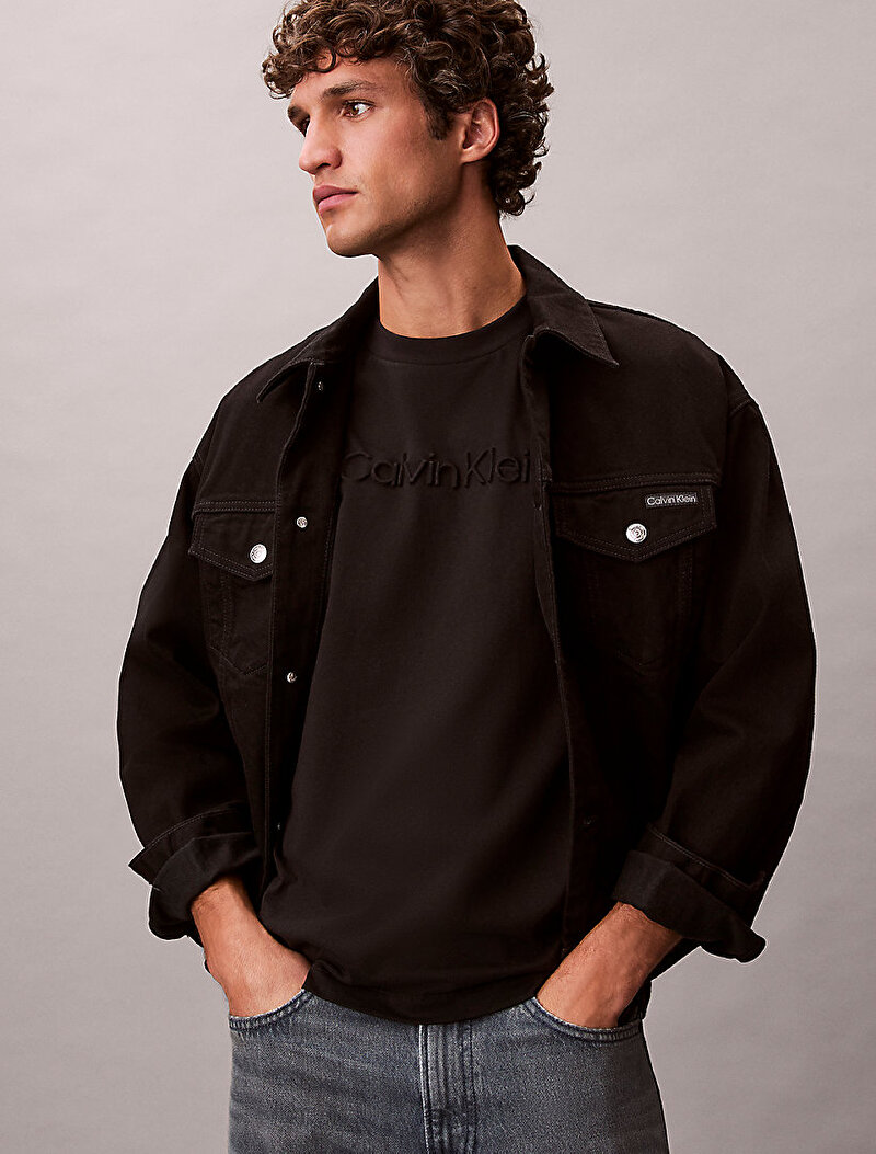 Calvin Klein Siyah Renkli Erkek 20s Eu Wholesale T-shirt