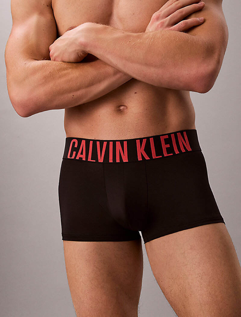Calvin Klein Siyah Renkli Erkek 3'lü Paket Low Rise Trunk Boxer