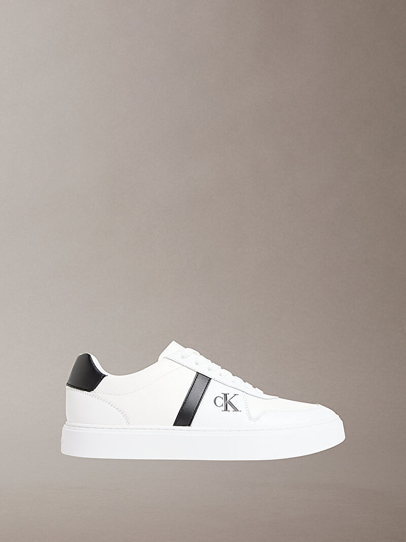 Calvin Klein Beyaz Renkli Erkek Classic Cups Lace Sneaker