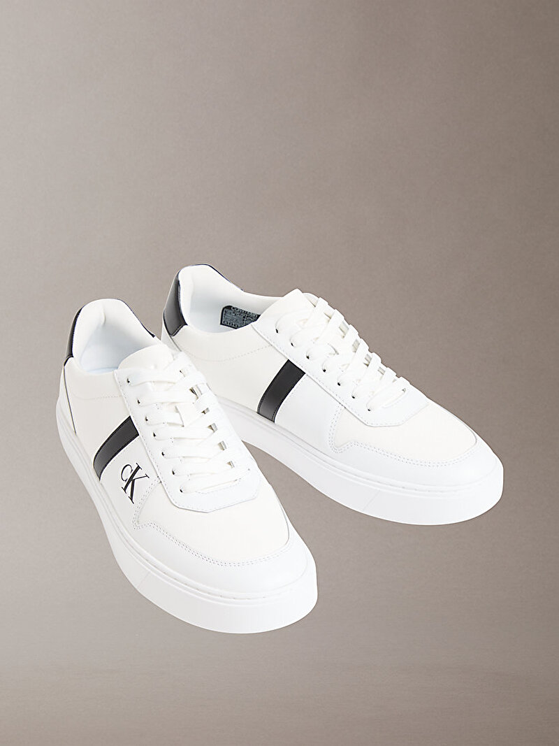 Calvin Klein Beyaz Renkli Erkek Classic Cups Lace Sneaker