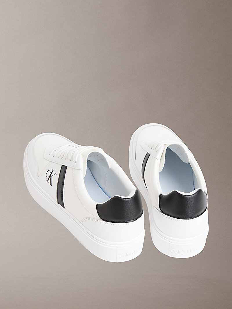 Calvin Klein Beyaz Renkli Erkek Classic Cups Lace Sneaker