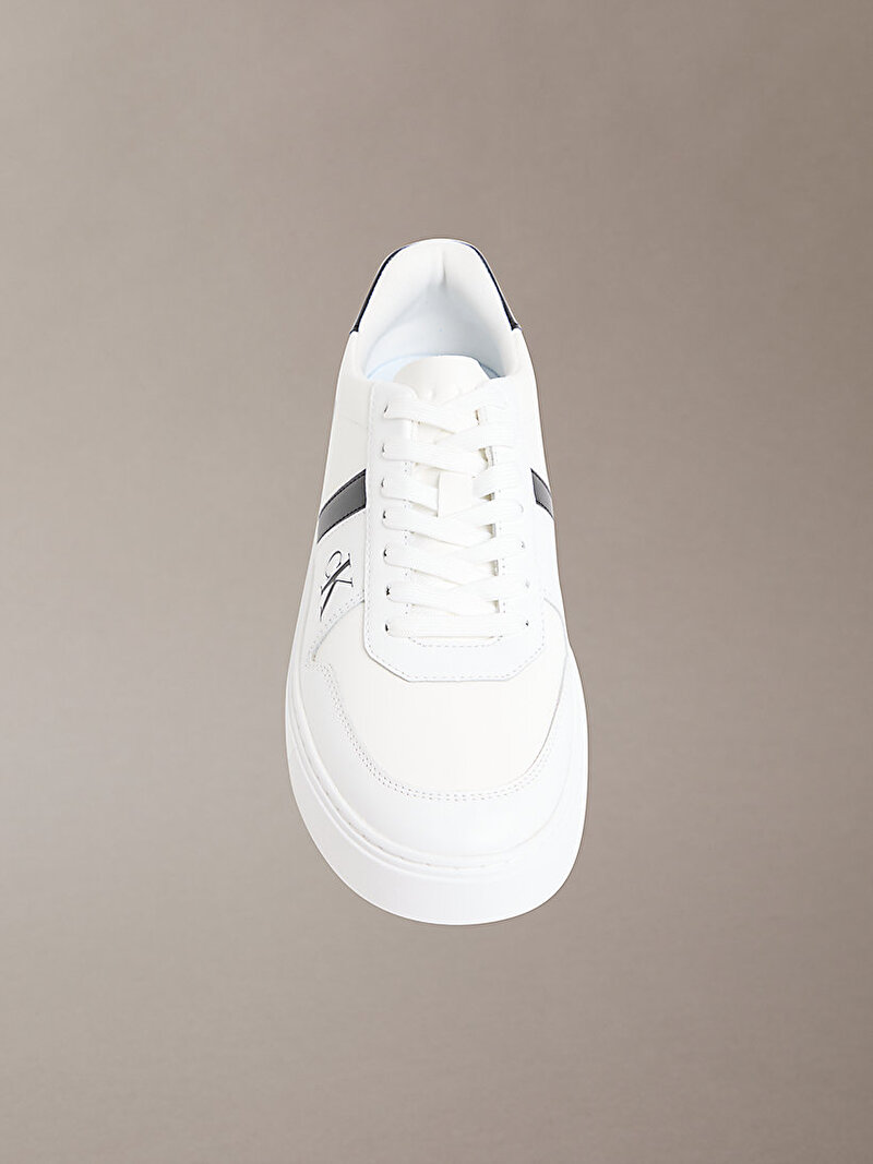 Calvin Klein Beyaz Renkli Erkek Classic Cups Lace Sneaker