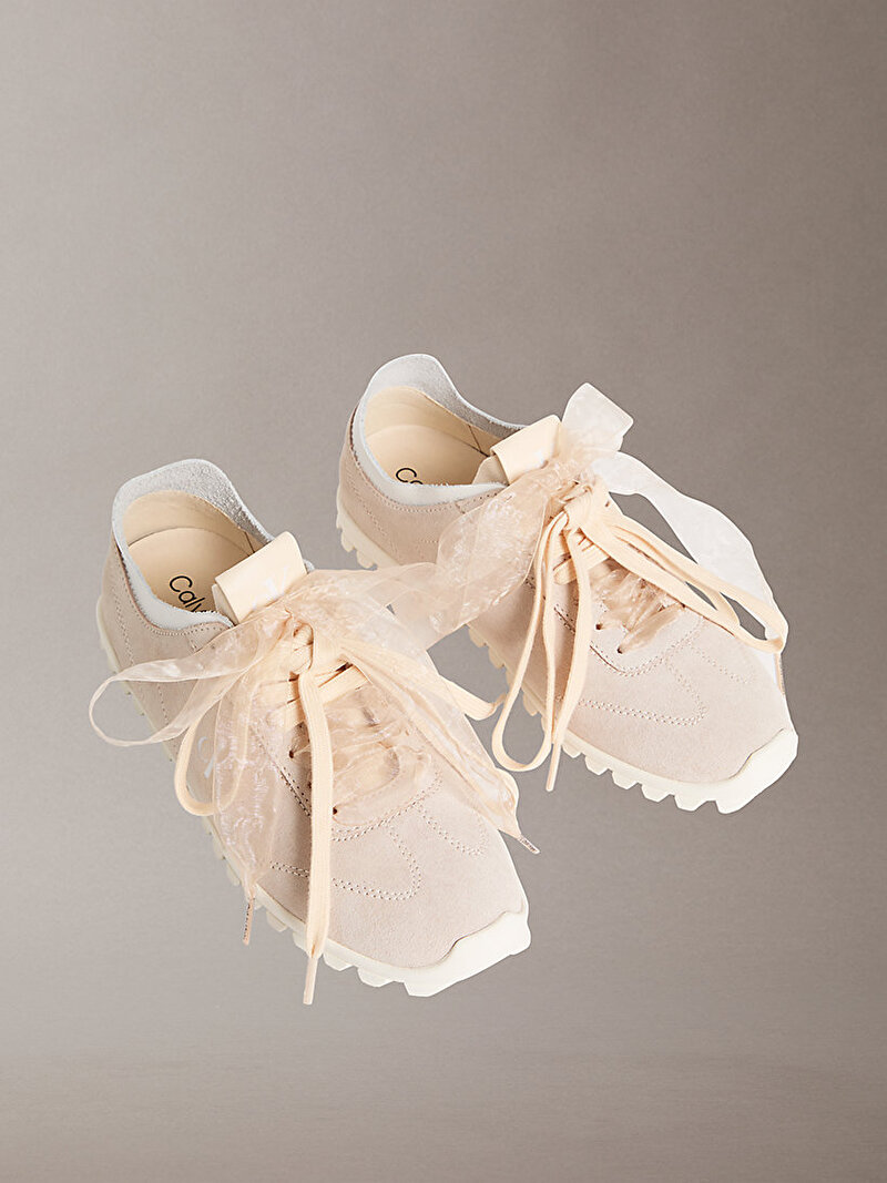 Calvin Klein Pembe Renkli Kadın Low Profile Runner Sneaker