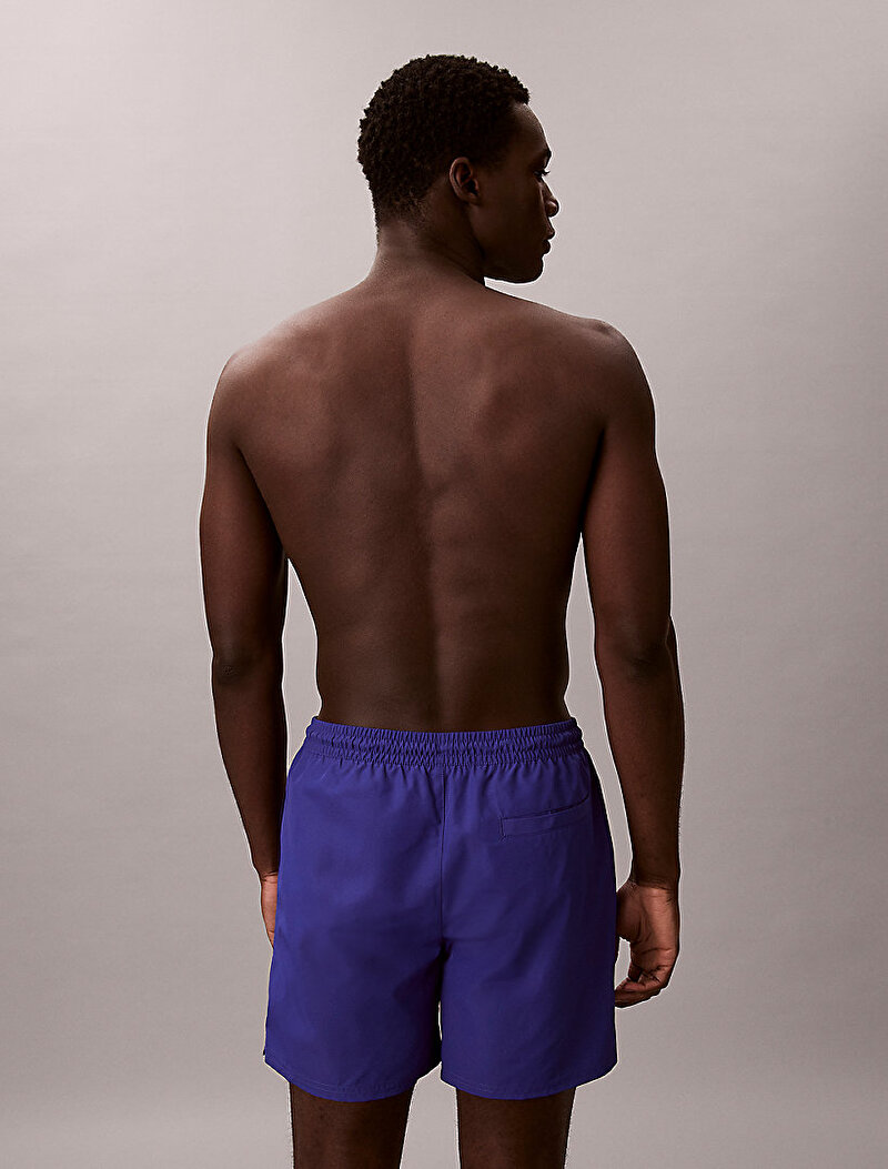 Calvin Klein Lacivert Renkli Erkek Medium Drawstring Deniz Şortu