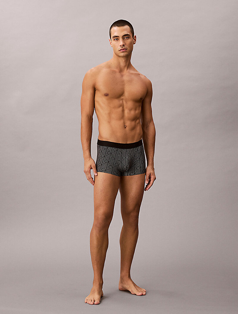 Calvin Klein Siyah Renkli Erkek Low Rise Trunk Boxer