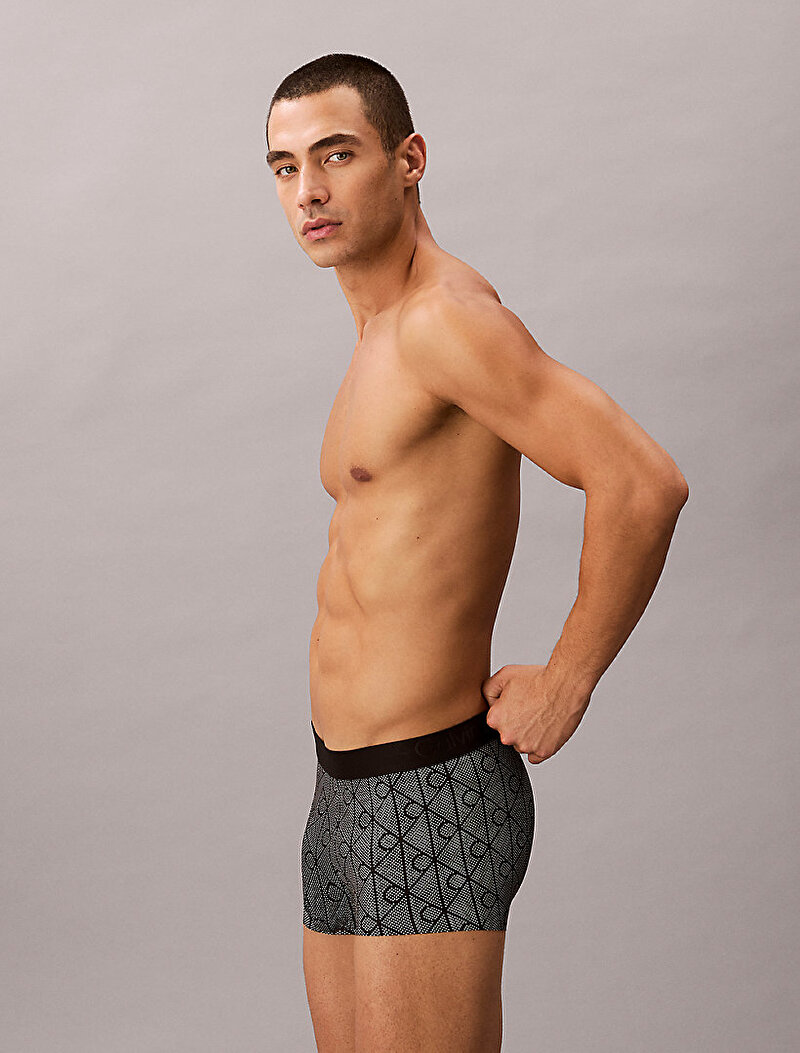 Calvin Klein Siyah Renkli Erkek Low Rise Trunk Boxer