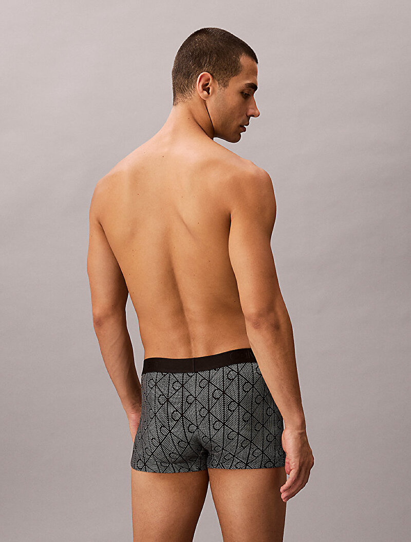 Calvin Klein Siyah Renkli Erkek Low Rise Trunk Boxer