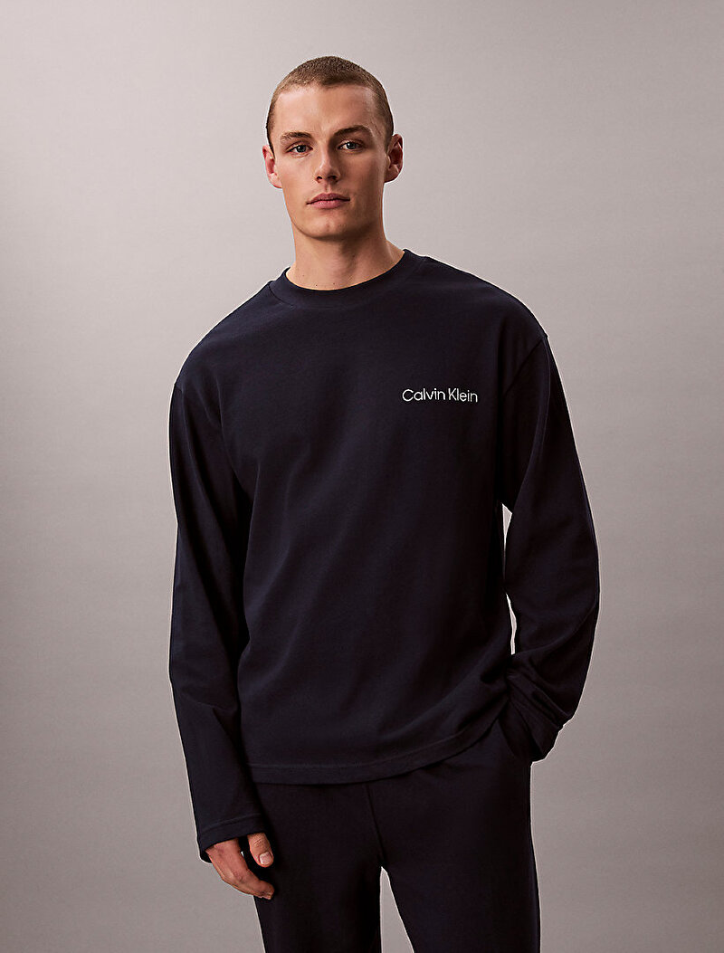 Calvin Klein Mavi Renkli Erkek Pijama Set