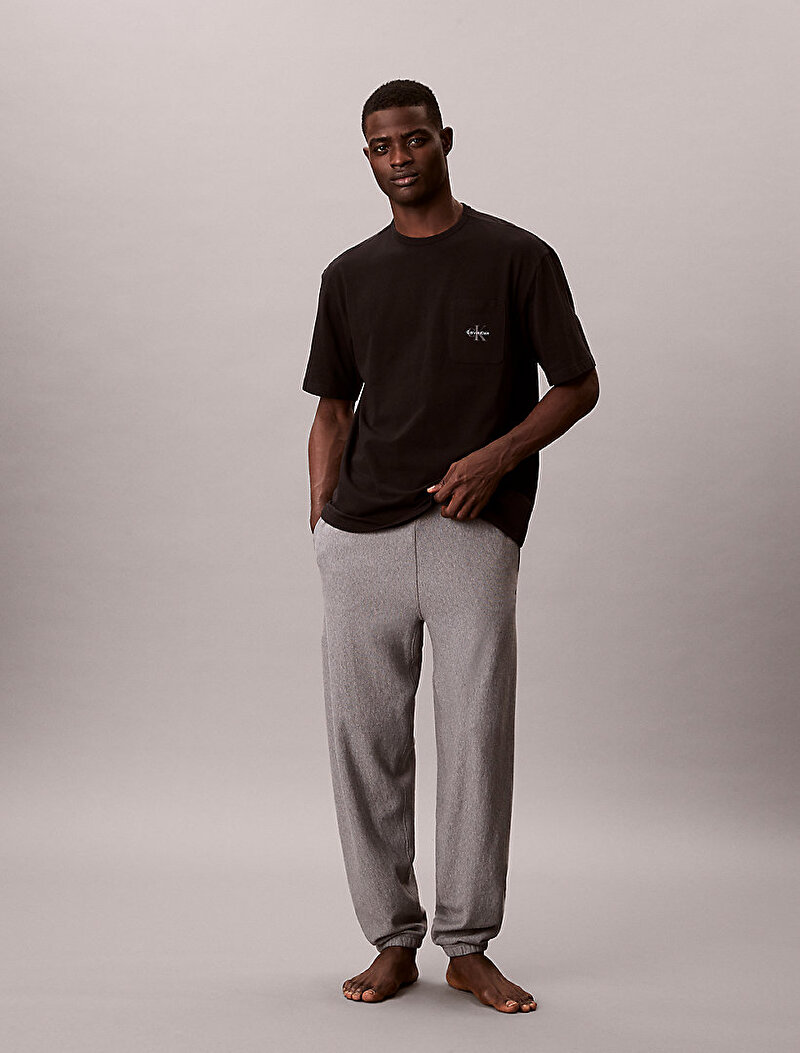 Calvin Klein Siyah Renkli Erkek Monogram T-shirt