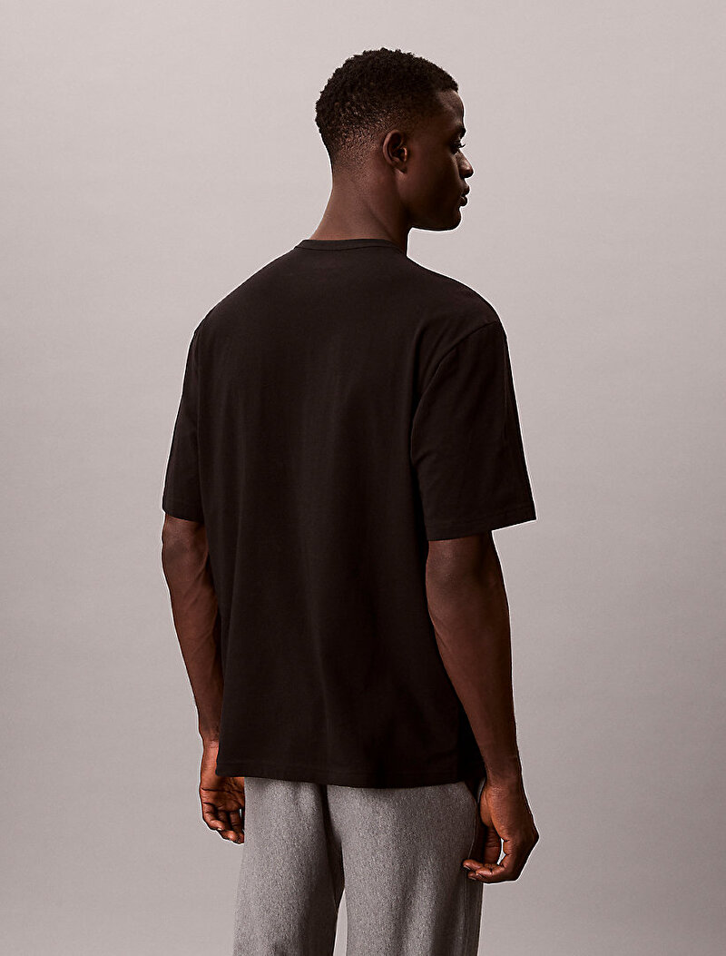 Calvin Klein Siyah Renkli Erkek Monogram T-shirt